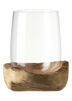 LEONARDO Świecznik "Terra" w kolorze jasnobrązowym - wys. 27 x Ø 23 cm ze sklepu Limango Polska w kategorii Świeczniki - zdjęcie 189252605