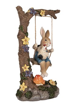 Clayre&amp;Eef Figurka dekoracyjna w kolorze brązowym - 20 x 32 x 12 cm ze sklepu Limango Polska w kategorii Dekoracje - zdjęcie 189252936