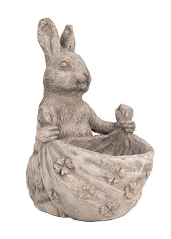 Clayre&amp;Eef Doniczka w kolorze szarym - 24 x 31 x 20 cm ze sklepu Limango Polska w kategorii Doniczki i osłonki - zdjęcie 189253207