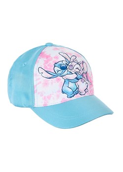 Lilo &amp; Stitch Czapka "Lilo &amp; Stitch" w kolorze błękitnym ze sklepu Limango Polska w kategorii Czapki dziecięce - zdjęcie 189253829