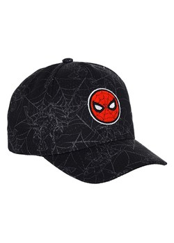 Spiderman Czapka "Spider-Man" w kolorze czarnym ze sklepu Limango Polska w kategorii Czapki dziecięce - zdjęcie 189254078