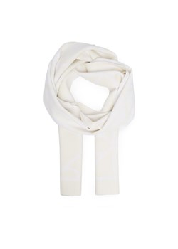 Calvin Klein Szalik Emblem Aop Jcq Fine Rib Scarf LV04D8051G Biały ze sklepu MODIVO w kategorii Szaliki i chusty damskie - zdjęcie 189254567