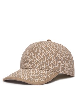 Calvin Klein Czapka z daszkiem Emblem Print W Leather Patch Cap LV04F5036G Beżowy ze sklepu MODIVO w kategorii Czapki z daszkiem damskie - zdjęcie 189254606