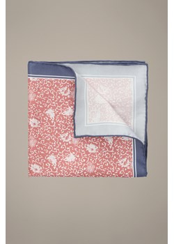 Poszetka Ceglasto-Granatowa Jedwabna Wzór ze sklepu Lancerto S.A. w kategorii Poszetki i butonierki - zdjęcie 189255208