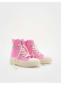 Reserved - Wysokie trampki Pokémon - różowy ze sklepu Reserved w kategorii Trampki dziecięce - zdjęcie 189255356