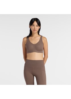 Biustonosz do biegania New Balance WB51052ABP – brązowy ze sklepu New Balance Poland w kategorii Biustonosze - zdjęcie 189255525