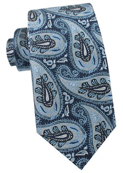 Krawat Męski - Angelo di Monti - Duże Paisley, Niebieski KRADM2263 ze sklepu JegoSzafa.pl w kategorii Krawaty - zdjęcie 189255809