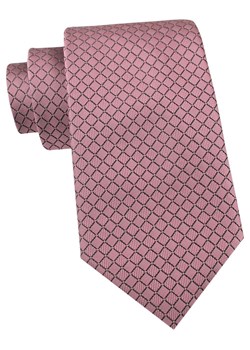 Krawat Męski - Angelo di Monti - Różowy z Drobnym Wzorem KRADM2270 ze sklepu JegoSzafa.pl w kategorii Krawaty - zdjęcie 189255929