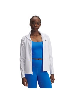 Damski longsleeve treningowy rozpinany Under Armour Motion Jacket Emea - biały ze sklepu Sportstylestory.com w kategorii Bluzki damskie - zdjęcie 189255969