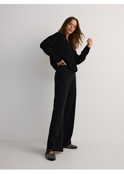 Reserved - Spodnie z szerokimi nogawkami - czarny ze sklepu Reserved w kategorii Spodnie damskie - zdjęcie 189259326