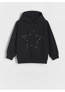 Reserved - Bluza z aplikacją - czarny ze sklepu Reserved w kategorii Bluzy dziewczęce - zdjęcie 189259607