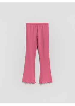 Reserved - Legginsy flare - różowy ze sklepu Reserved w kategorii Spodnie dziewczęce - zdjęcie 189259896