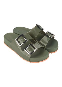 zaxy Klapki "Partner III" w kolorze khaki ze sklepu Limango Polska w kategorii Klapki damskie - zdjęcie 189260715