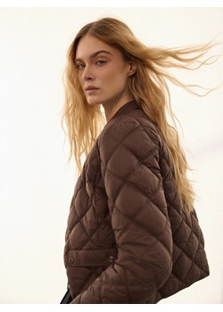Mohito - Wiosenna brązowa kurtka - brązowy ze sklepu Mohito w kategorii Kurtki damskie - zdjęcie 189261098