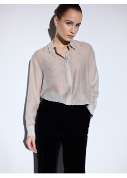 Mohito - Koszula z lyocellem - szary ze sklepu Mohito w kategorii Koszule damskie - zdjęcie 189261217