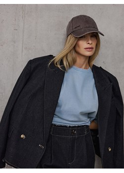 Mohito - Błękitny t-shirt oversize - błękitny ze sklepu Mohito w kategorii Bluzki damskie - zdjęcie 189261247