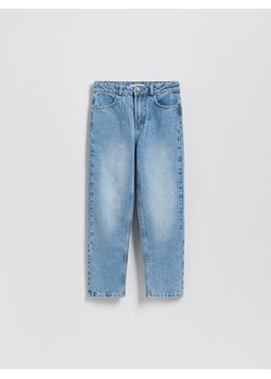 Reserved - Jeansy straight fit - niebieski ze sklepu Reserved w kategorii Spodnie dziewczęce - zdjęcie 189262219