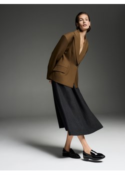 Reserved - Loafersy z przeszyciami - czarny ze sklepu Reserved w kategorii Półbuty damskie - zdjęcie 189262249