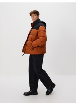Reserved - Pikowana kurtka z chowanym kapturem - miedziany ze sklepu Reserved w kategorii Kurtki męskie - zdjęcie 189262427