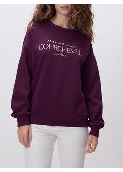 Reserved - Bluza z haftem - fioletowy ze sklepu Reserved w kategorii Bluzy damskie - zdjęcie 189263096