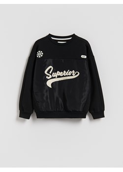 Reserved - Bluza z aplikacją - czarny ze sklepu Reserved w kategorii Bluzy chłopięce - zdjęcie 189263335