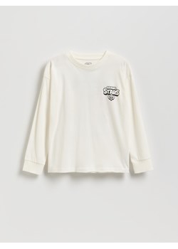 Reserved - Longsleeve Brawl Stars - złamana biel ze sklepu Reserved w kategorii T-shirty chłopięce - zdjęcie 189263436