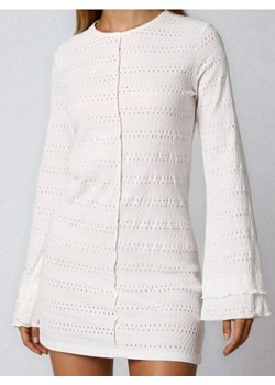 Sinsay - Letnia sukienka mini - kremowy ze sklepu Sinsay w kategorii Sukienki - zdjęcie 189264696