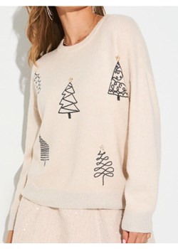 Sinsay - Świąteczny sweter z cekinowymi choinkami - Inny ze sklepu Sinsay w kategorii Swetry damskie - zdjęcie 189264718
