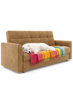 Ciemnobeżowa Wersalka Rozkładana W7-D47 ze sklepu Edinos.pl w kategorii Sofy i kanapy - zdjęcie 189264859