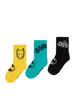 Skarpety długie Batman CEO-ACCCS-SS26-229WBBAT(3-PACK) Kolorowy ze sklepu eobuwie.pl w kategorii Skarpetki dziecięce - zdjęcie 189264987
