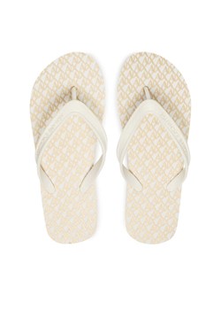 Japonki Armani Exchange XDQ010 XV700 MZ128 Écru ze sklepu eobuwie.pl w kategorii Klapki damskie - zdjęcie 189265016