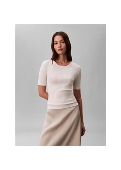 Calvin Klein T-shirt | Slim Fit ze sklepu Gomez Fashion Store w kategorii Bluzki damskie - zdjęcie 189266658