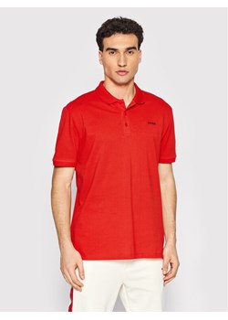Hugo Polo Donos222 50466182 Czerwony Regular Fit ze sklepu MODIVO w kategorii T-shirty męskie - zdjęcie 189266775