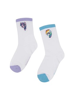 My Little Pony Skarpety długie CEO-ACCCS-SS26-309MLP(2-PACK) Biały ze sklepu MODIVO w kategorii Skarpetki dziecięce - zdjęcie 189266845