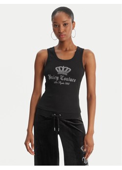Juicy Couture Top Gothic Crown JCBLV126807 Czarny Slim Fit ze sklepu MODIVO w kategorii Bluzki damskie - zdjęcie 189266867