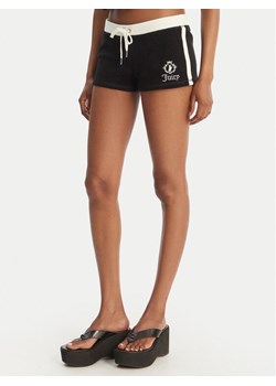 Juicy Couture Szorty sportowe Applique Terry JCWHS126315 Czarny Slim Fit ze sklepu MODIVO w kategorii Szorty - zdjęcie 189266907