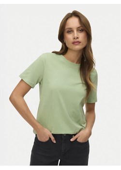 Vero Moda T-Shirt Paulina 10316991 Zielony Regular Fit ze sklepu MODIVO w kategorii Bluzki damskie - zdjęcie 189266916