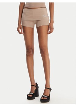 Juicy Couture Szorty sportowe Roll Down JCWHS126307 Beżowy Slim Fit ze sklepu MODIVO w kategorii Szorty - zdjęcie 189266969