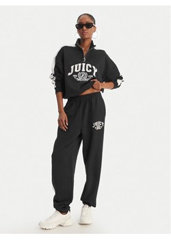 Juicy Couture Bluza College JCSAS126401 Czarny Relaxed Fit ze sklepu MODIVO w kategorii Bluzy damskie - zdjęcie 189266978