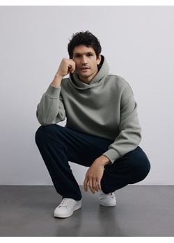 Reserved - Gładka bluza z kapturem - jasnozielony ze sklepu Reserved w kategorii Bluzy męskie - zdjęcie 189270826