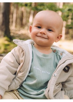 Reserved - Bawełniany longsleeve 2 pack - ciemnoszary ze sklepu Reserved w kategorii Odzież dla niemowląt - zdjęcie 189270908