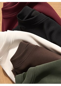 Reserved - Bluza z modalem - bordowy ze sklepu Reserved w kategorii Bluzy damskie - zdjęcie 189271148