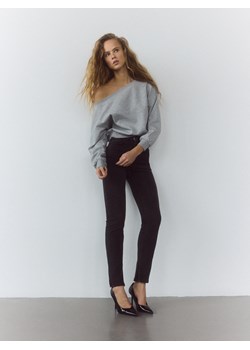 Reserved - Jeansy slim fit high waist - czarny ze sklepu Reserved w kategorii Jeansy damskie - zdjęcie 189271188