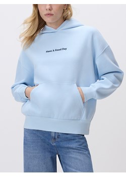 Reserved - Bluza z napisem - jasnoniebieski ze sklepu Reserved w kategorii Bluzy damskie - zdjęcie 189271306