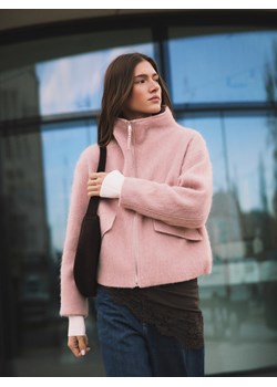 Reserved - Kurtka z wełną - pastelowy róż ze sklepu Reserved w kategorii Kurtki damskie - zdjęcie 189271335