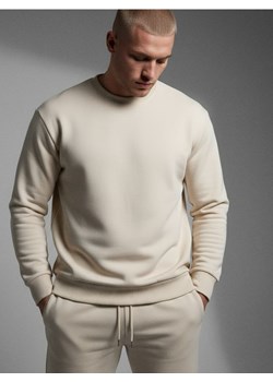 Sinsay - Bluza crewneck basic - kremowy ze sklepu Sinsay w kategorii Bluzy męskie - zdjęcie 189272905