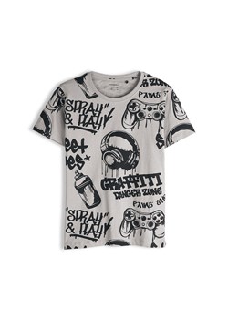 GATE Bawełniana koszulka z nadrukiem 8Y ze sklepu gateshop w kategorii T-shirty chłopięce - zdjęcie 189273517