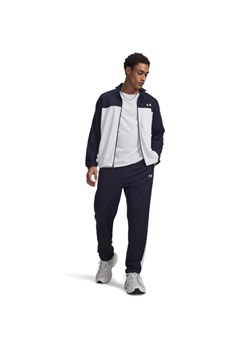 Męski komplet dresowy Under Armour UA EMEA Tracksuit Novelty - granatowy ze sklepu Sportstylestory.com w kategorii Bluzy męskie - zdjęcie 189273838