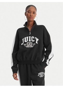 Juicy Couture Bluza College JCSAS126401 Czarny Relaxed Fit ze sklepu MODIVO w kategorii Bluzy damskie - zdjęcie 189274026