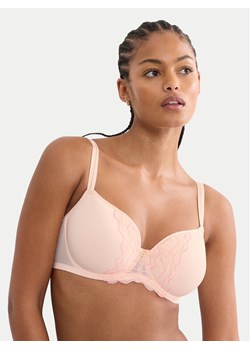 Triumph Biustonosz z fiszbiną Waves Of Glow 10227810 Beżowy ze sklepu MODIVO w kategorii Biustonosze - zdjęcie 189274036